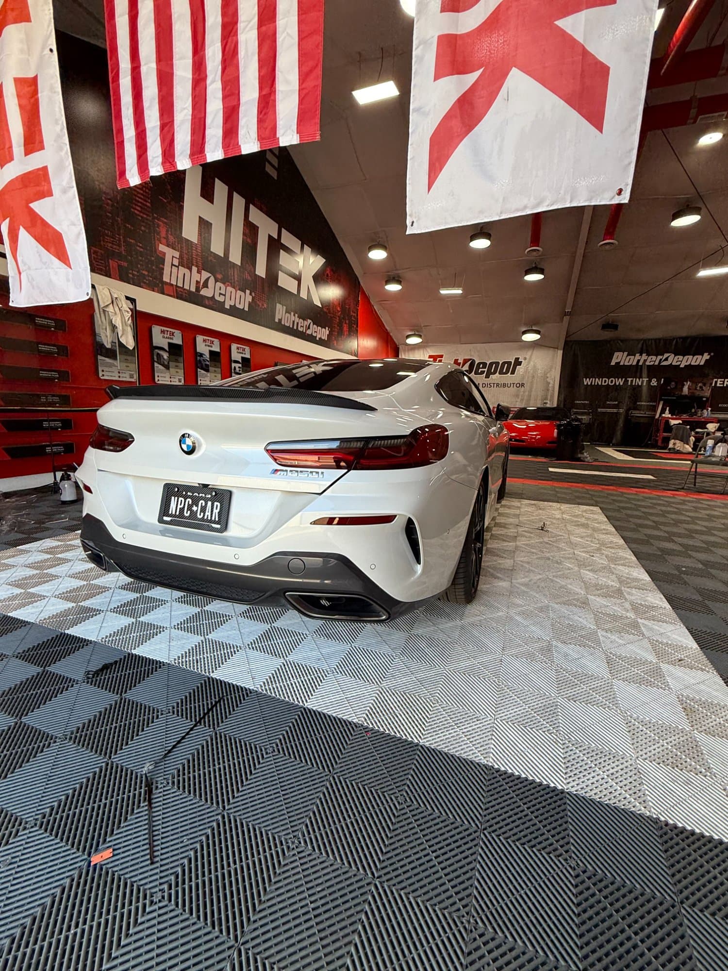 BMW M850i with premium window tint - 713 Tint Lab Houston services